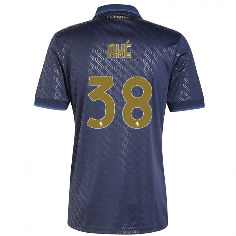 Danxen Kid Marley Ake #38 Navy Blue Third Jersey 2024/25 T-Shirt