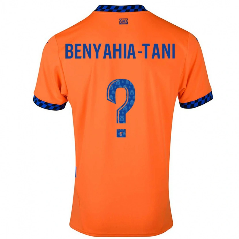 Danxen Kid Aylan Benyahia-Tani #0 Orange Dark Blue Third Jersey 2024/25 T-Shirt