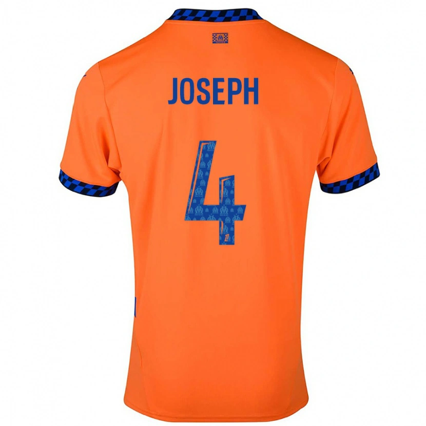 Danxen Kid Tabita Joseph #4 Orange Dark Blue Third Jersey 2024/25 T-Shirt