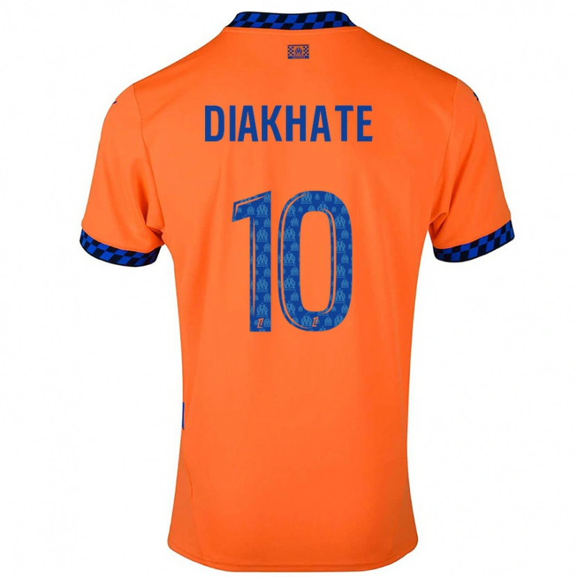 Danxen Kid Ndeye Awa Diakhaté #10 Orange Dark Blue Third Jersey 2024/25 T-Shirt