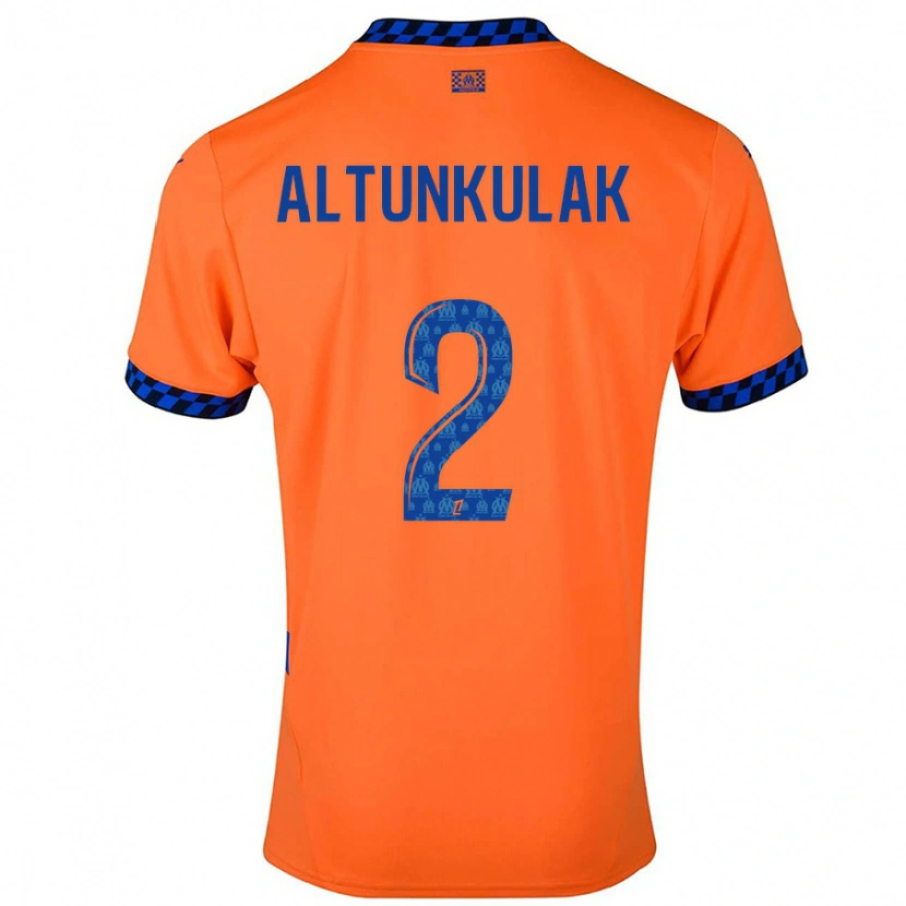 Danxen Kid Selen Altunkulak #2 Orange Dark Blue Third Jersey 2024/25 T-Shirt