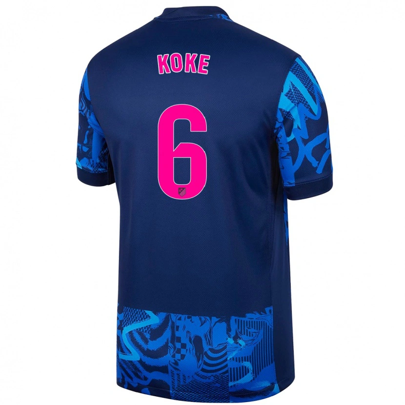 Danxen Kid Koke #6 Royal Blue Third Jersey 2024/25 T-Shirt