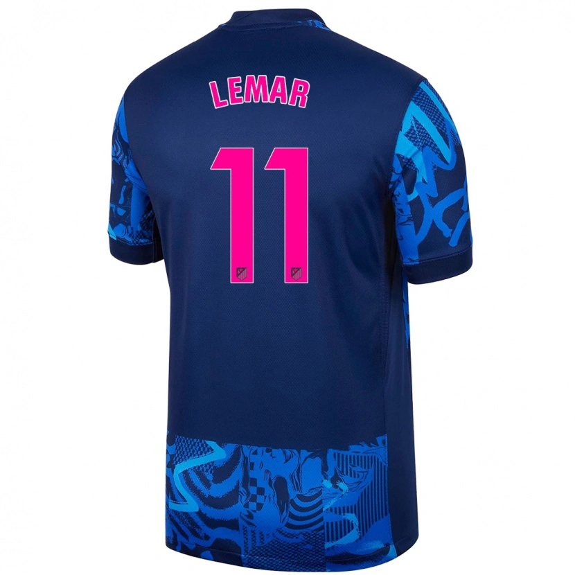 Danxen Kid Thomas Lemar #11 Royal Blue Third Jersey 2024/25 T-Shirt