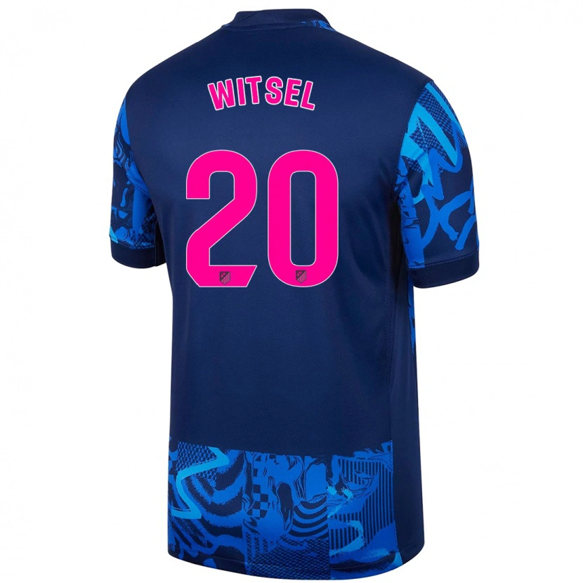 Danxen Kid Axel Witsel #20 Royal Blue Third Jersey 2024/25 T-Shirt