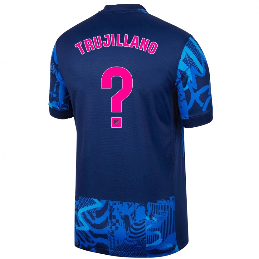 Danxen Kid Guillermo Trujillano #0 Royal Blue Third Jersey 2024/25 T-Shirt