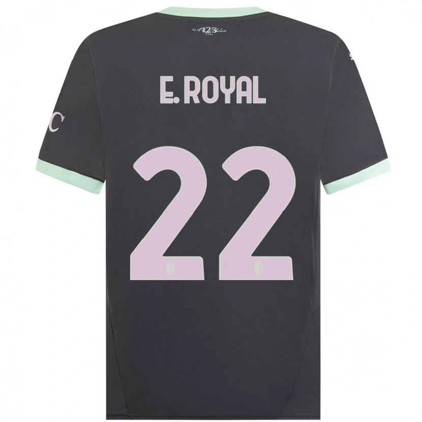 Danxen Kid Emerson Royal #22 Grey Third Jersey 2024/25 T-Shirt