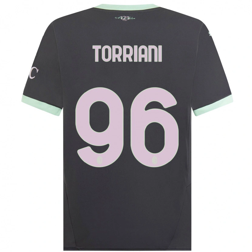 Danxen Kid Lorenzo Torriani #96 Grey Third Jersey 2024/25 T-Shirt