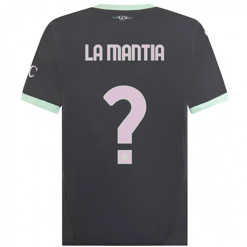 Danxen Kid Simon La Mantia #0 Grey Third Jersey 2024/25 T-Shirt