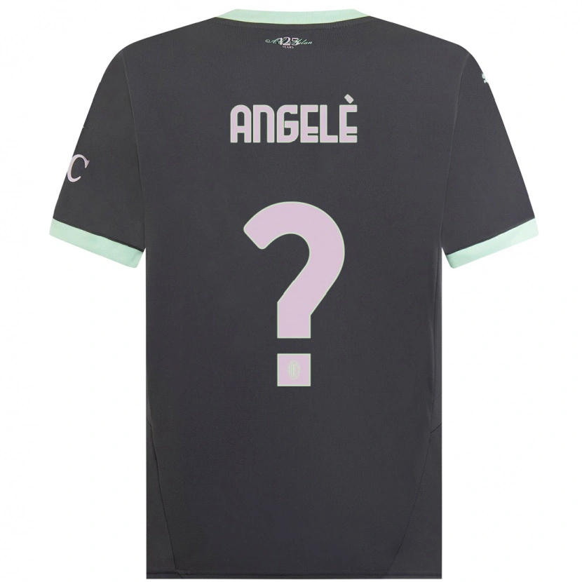 Danxen Kid Gregorio Angelè #0 Grey Third Jersey 2024/25 T-Shirt