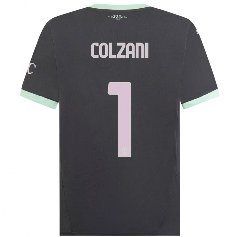 Danxen Kid Edoardo Colzani #1 Grey Third Jersey 2024/25 T-Shirt