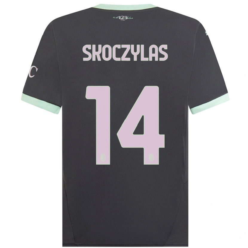 Danxen Kid Mateusz Skoczylas #14 Grey Third Jersey 2024/25 T-Shirt