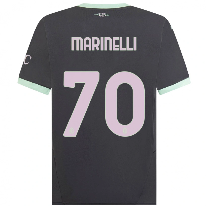 Danxen Kid Gloria Marinelli #70 Grey Third Jersey 2024/25 T-Shirt