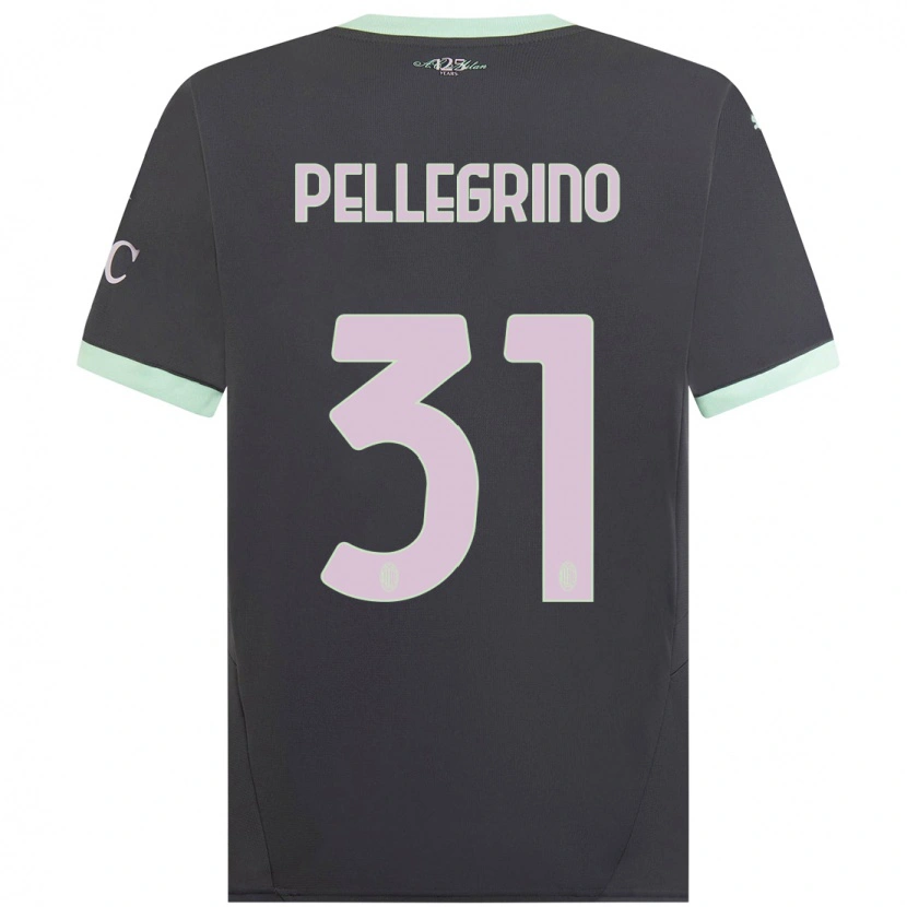 Danxen Kid Marco Pellegrino #31 Grey Third Jersey 2024/25 T-Shirt