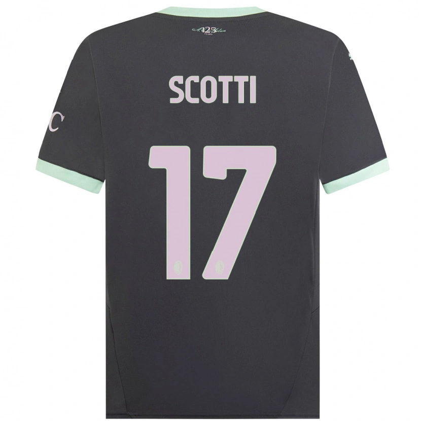 Danxen Kid Filippo Scotti #17 Grey Third Jersey 2024/25 T-Shirt