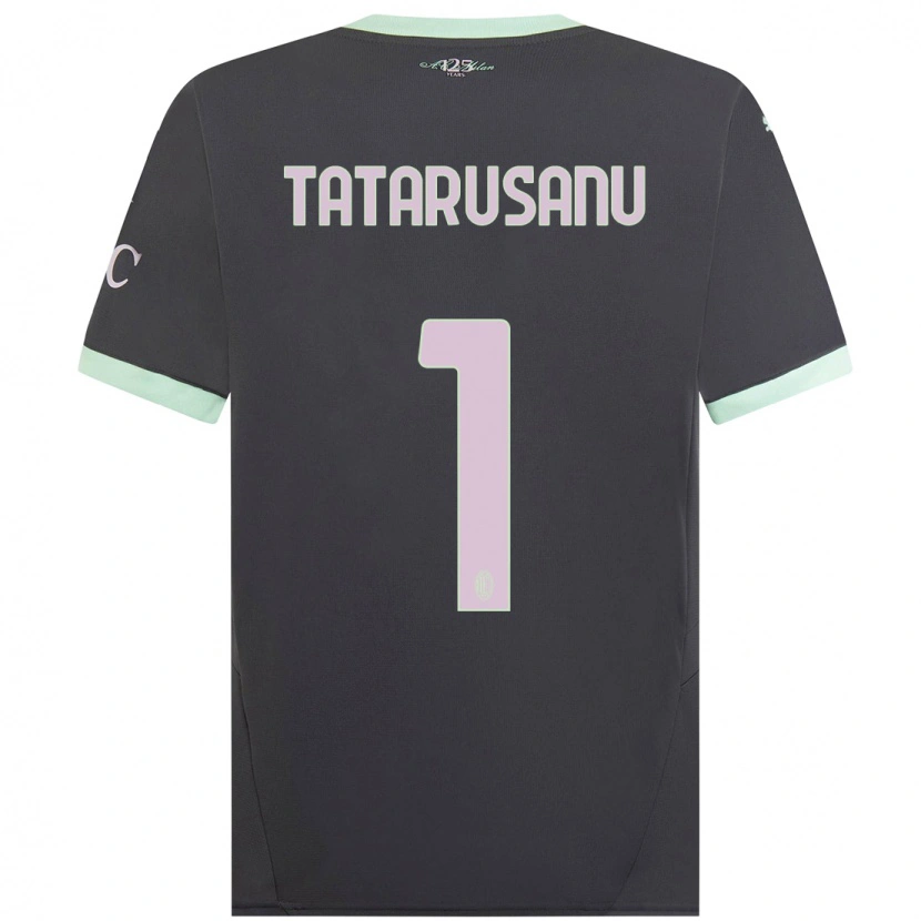 Danxen Kid Ciprian Tatarusanu #1 Grey Third Jersey 2024/25 T-Shirt