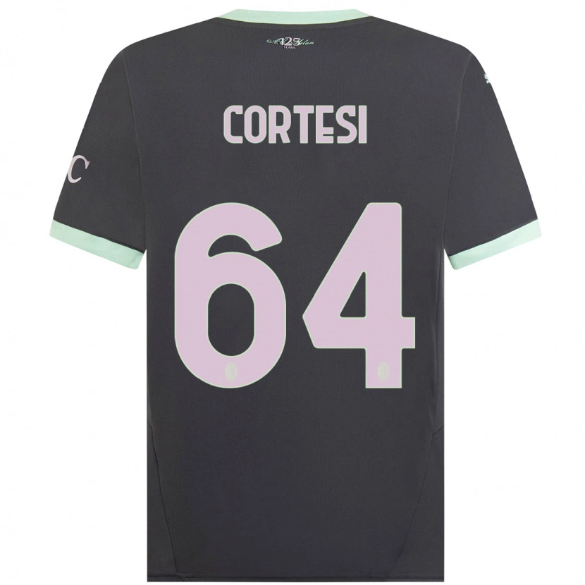 Danxen Kid Selena Cortesi #64 Grey Third Jersey 2024/25 T-Shirt