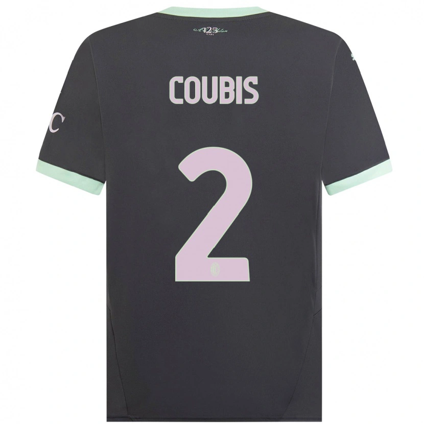 Danxen Kid Andrei Coubis #2 Grey Third Jersey 2024/25 T-Shirt