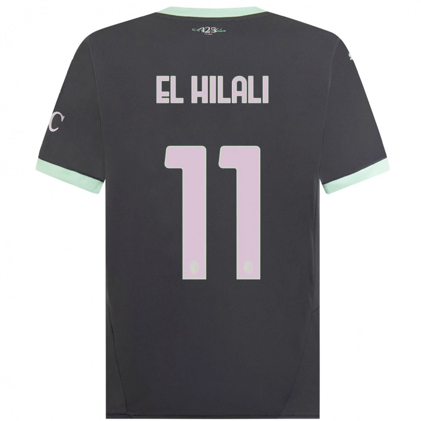 Danxen Kid Youns El Hilali #11 Grey Third Jersey 2024/25 T-Shirt