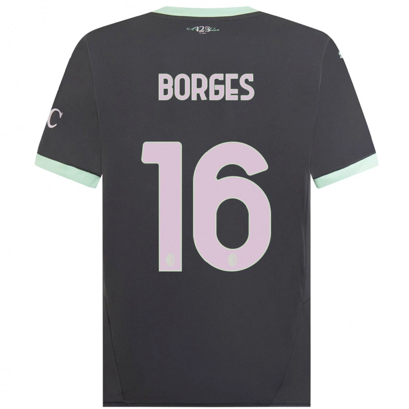 Danxen Kid Lenny Borges #16 Grey Third Jersey 2024/25 T-Shirt