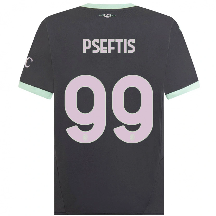 Danxen Kid Fotios Pseftis #99 Grey Third Jersey 2024/25 T-Shirt