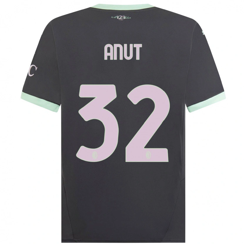 Danxen Kid Niccolo Anut #32 Grey Third Jersey 2024/25 T-Shirt