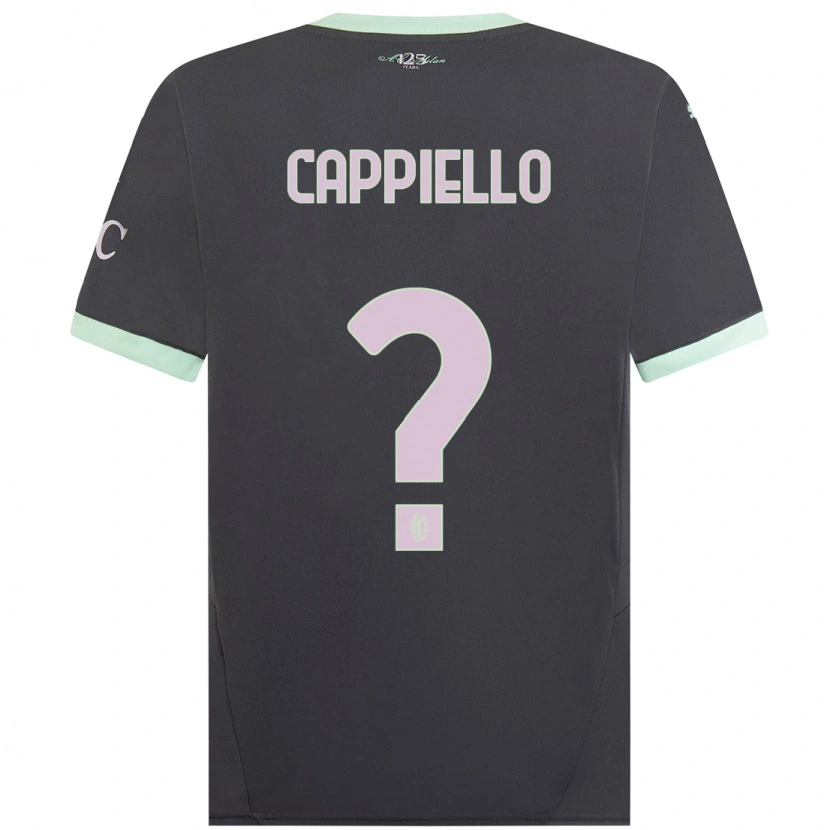 Danxen Kid Flavio Cappiello #0 Grey Third Jersey 2024/25 T-Shirt