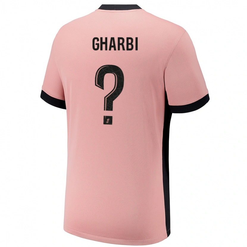 Danxen Kid Ismaël Gharbi #0 Rust Pink Third Jersey 2024/25 T-Shirt