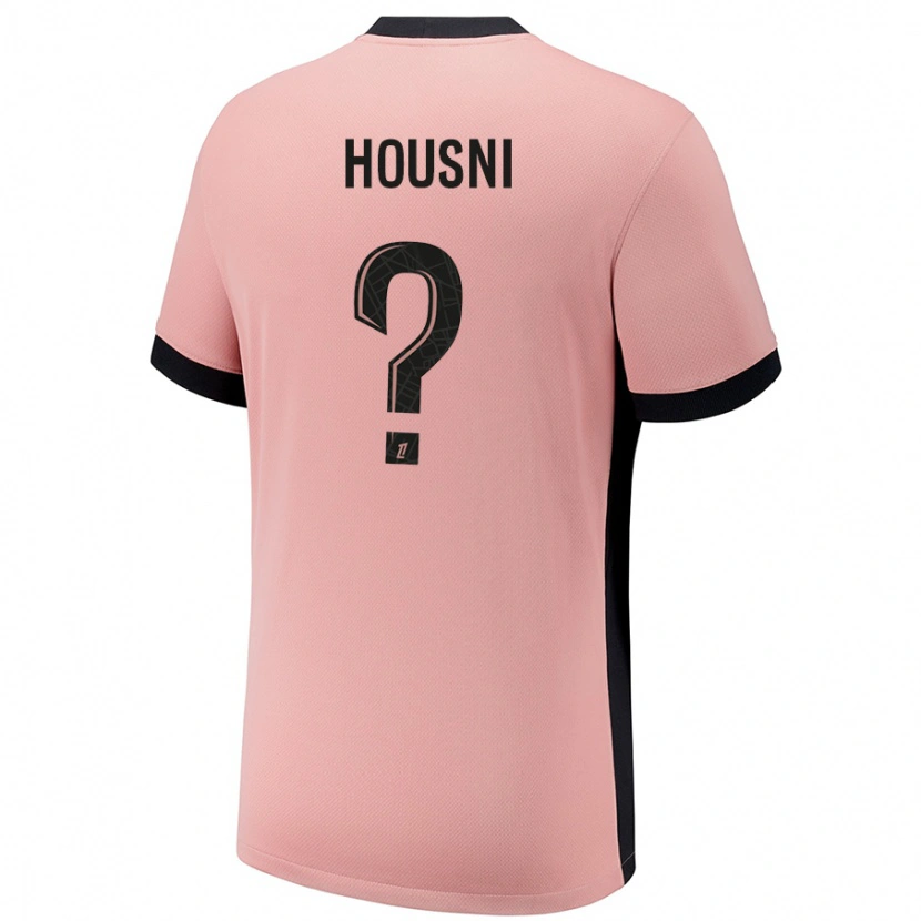 Danxen Kid Ilyes Housni #0 Rust Pink Third Jersey 2024/25 T-Shirt