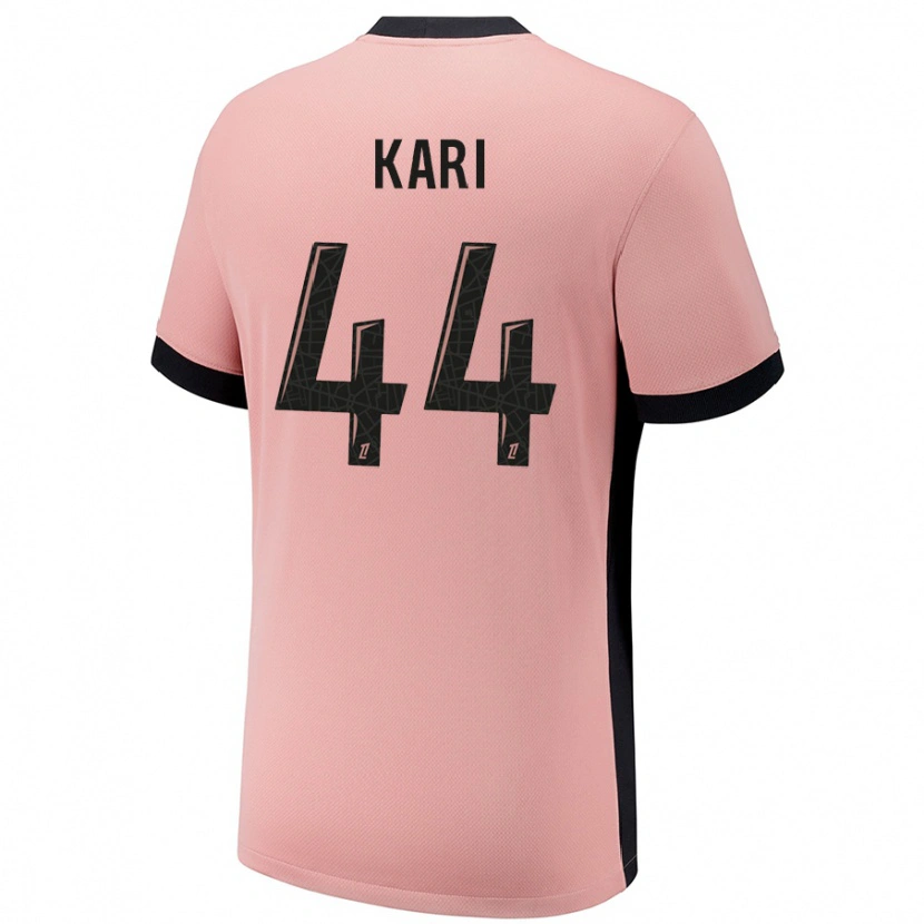 Danxen Kid Ayman Kari #44 Rust Pink Third Jersey 2024/25 T-Shirt