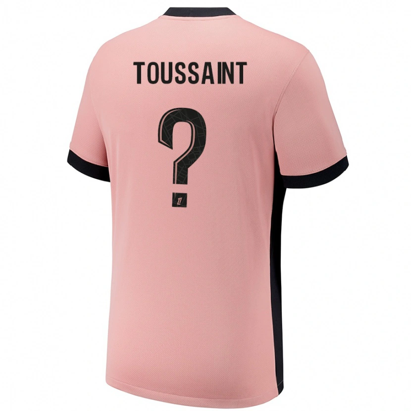 Danxen Kid Océane Toussaint #0 Rust Pink Third Jersey 2024/25 T-Shirt