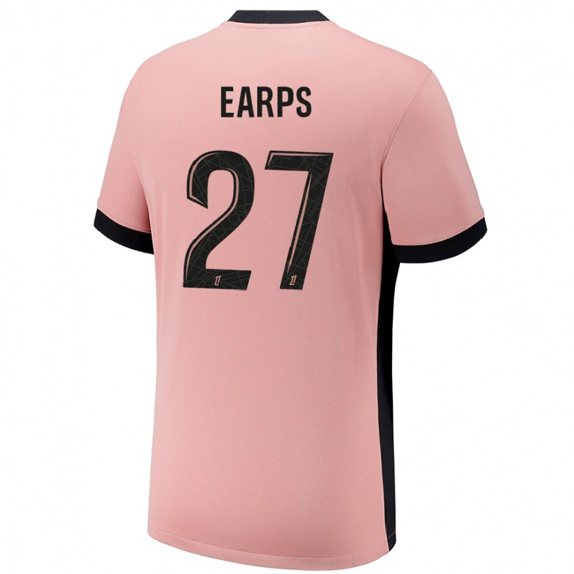 Danxen Kid Mary Earps #27 Rust Pink Third Jersey 2024/25 T-Shirt