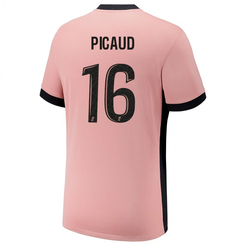 Danxen Kid Constance Picaud #16 Rust Pink Third Jersey 2024/25 T-Shirt