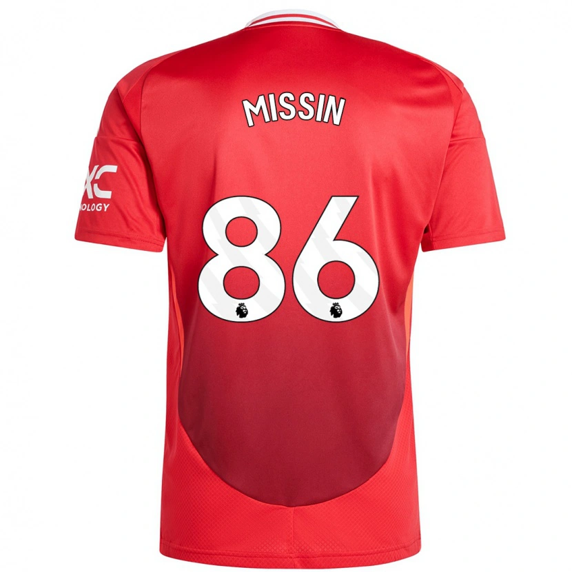 Danxen Men Ashton Missin #86 Bright Red Home Jersey 2024/25 T-Shirt