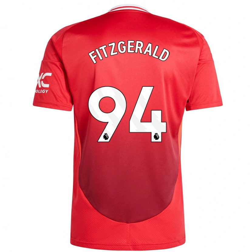 Danxen Men Jayce Fitzgerald #94 Bright Red Home Jersey 2024/25 T-Shirt