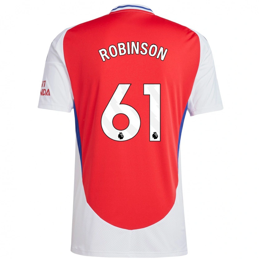 Danxen Men Josh Robinson #61 Red White Home Jersey 2024/25 T-Shirt