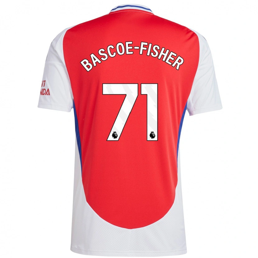 Danxen Men Jakai Bascoe-Fisher #71 Red White Home Jersey 2024/25 T-Shirt