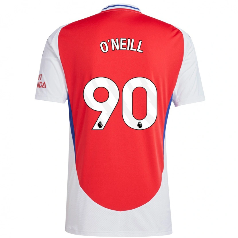 Danxen Men Ceadach O'neill #90 Red White Home Jersey 2024/25 T-Shirt