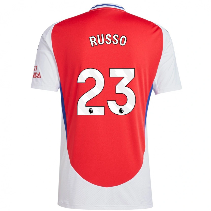 Danxen Men Alessia Russo #23 Red White Home Jersey 2024/25 T-Shirt