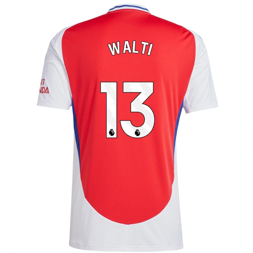 Danxen Men Lia Walti #13 Red White Home Jersey 2024/25 T-Shirt