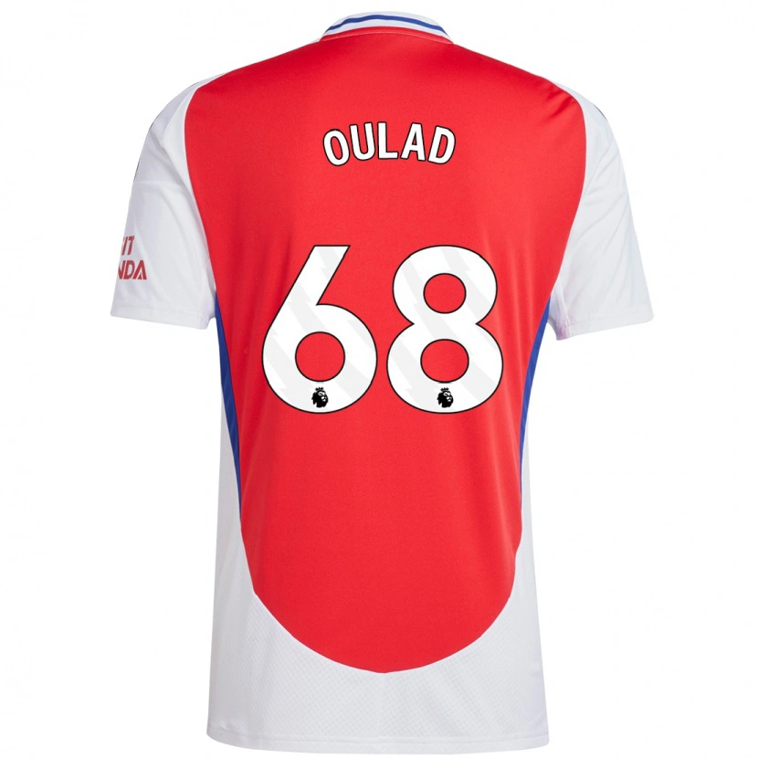 Danxen Men Salah-Eddine Oulad M'hand #68 Red White Home Jersey 2024/25 T-Shirt