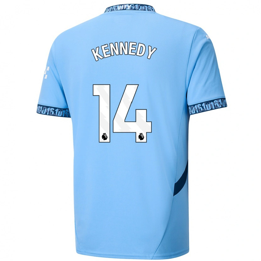 Danxen Men Alanna Kennedy #14 Navy Blue Home Jersey 2024/25 T-Shirt