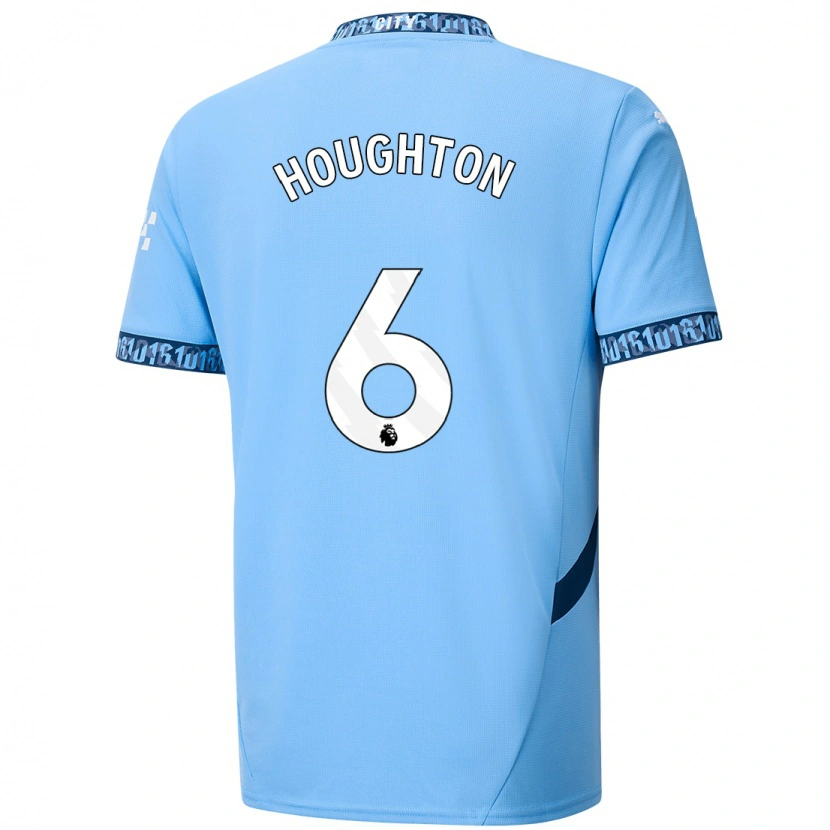 Danxen Men Steph Houghton #6 Navy Blue Home Jersey 2024/25 T-Shirt