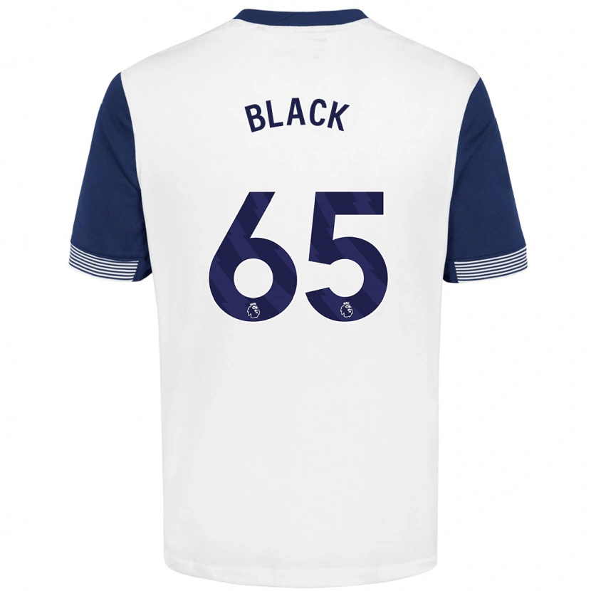 Danxen Men Leo Black #65 White Blue Home Jersey 2024/25 T-Shirt