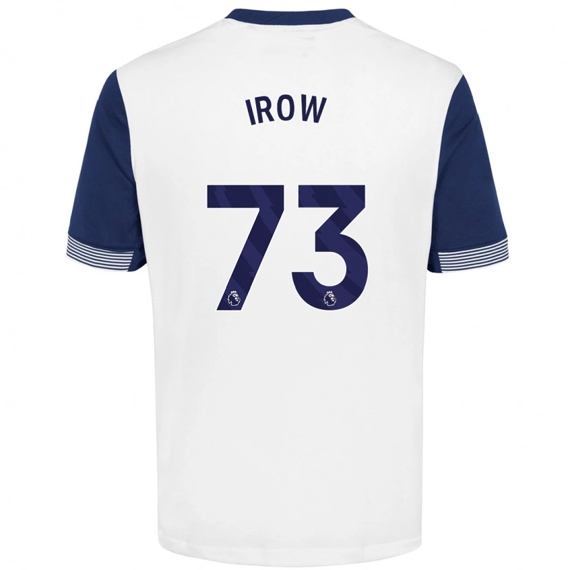 Danxen Men Oliver Irow #73 White Blue Home Jersey 2024/25 T-Shirt