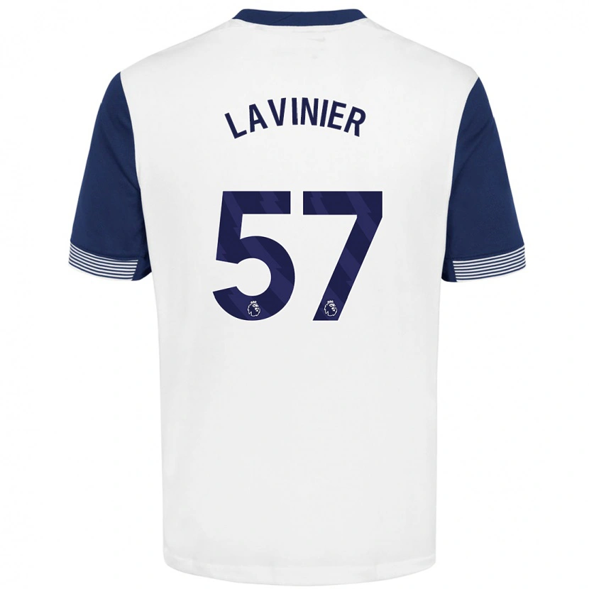 Danxen Men Marcel Lavinier #57 White Blue Home Jersey 2024/25 T-Shirt