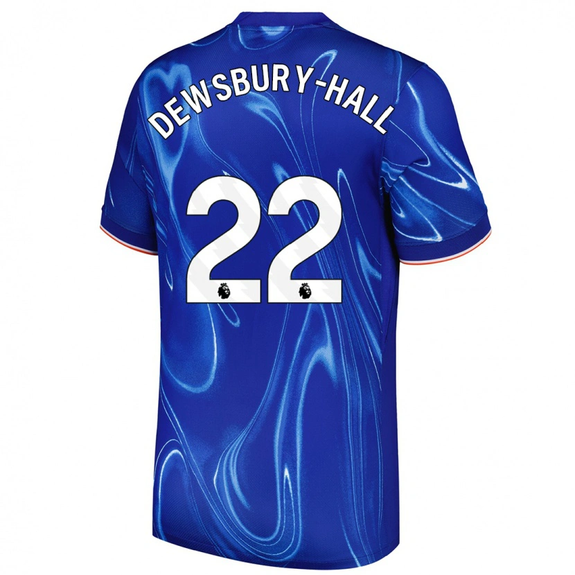 Danxen Men Kiernan Dewsbury-Hall #22 Blue White Home Jersey 2024/25 T-Shirt