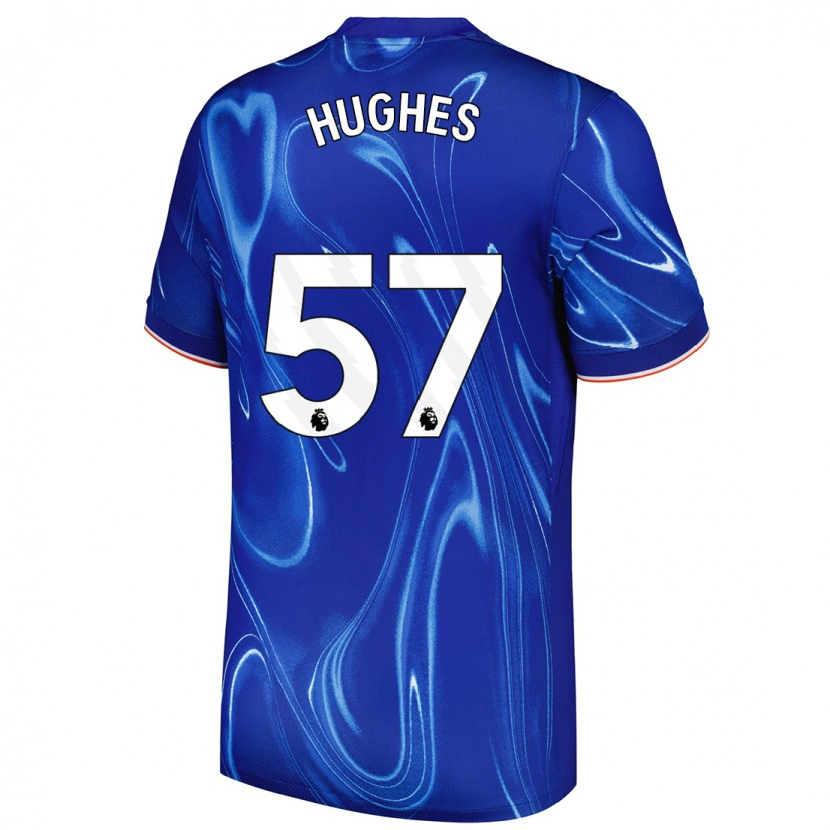 Danxen Men Brodi Hughes #57 Blue White Home Jersey 2024/25 T-Shirt