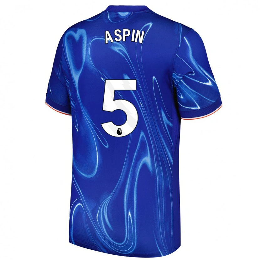 Danxen Men Brooke Aspin #5 Blue White Home Jersey 2024/25 T-Shirt