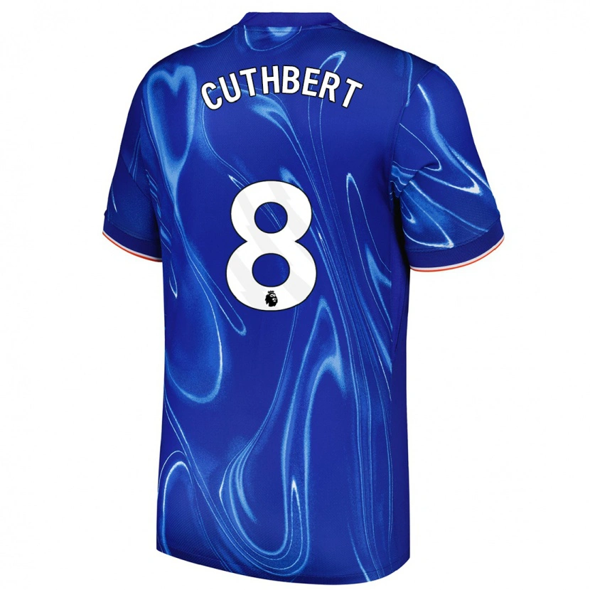 Danxen Men Erin Cuthbert #8 Blue White Home Jersey 2024/25 T-Shirt