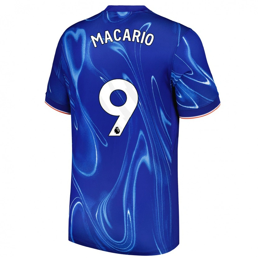 Danxen Men Catarina Macario #9 Blue White Home Jersey 2024/25 T-Shirt